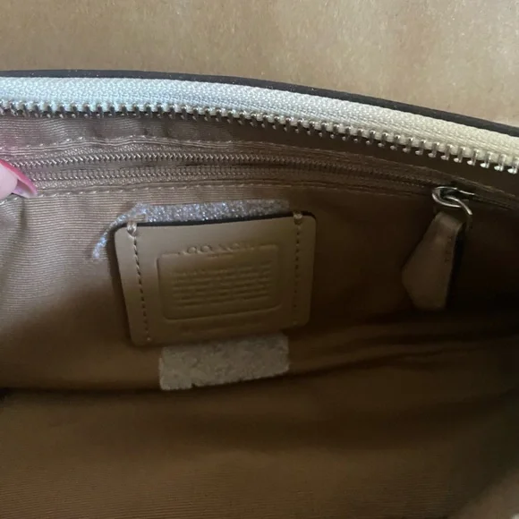 COACH Charlotte Shoulder Bag - White Rainbow Resin Chain - Picture 3 of 5